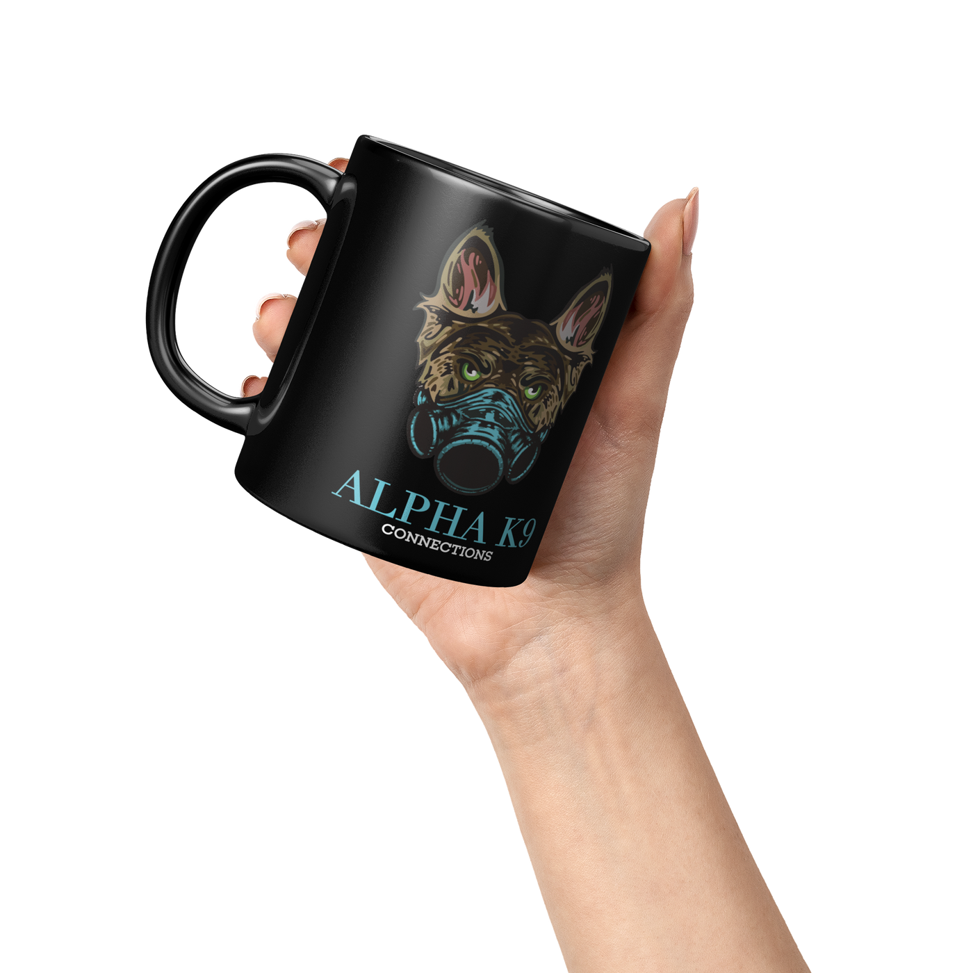 Alpha_K-9_Black_Mug_Lifestyle_Raised_Hand_LH_Mockup.png