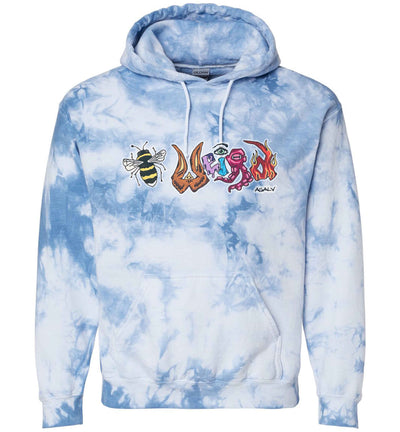 Be Weird Tie Dye Hoodie