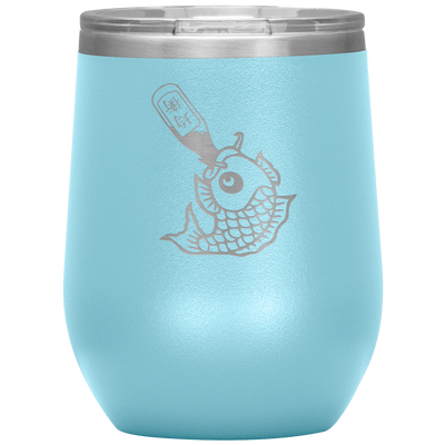 Drunk Like Fish - Wine Tumbler