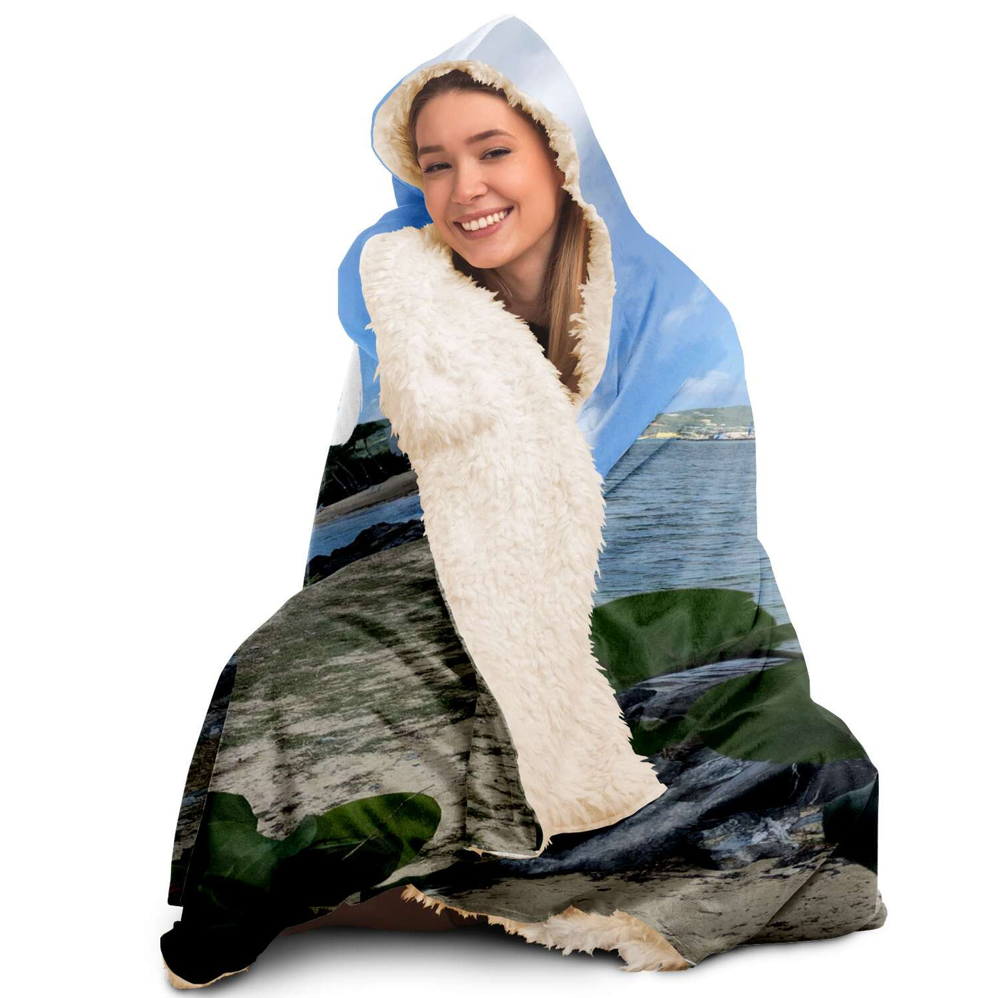 St Croix- Hooded Blanket