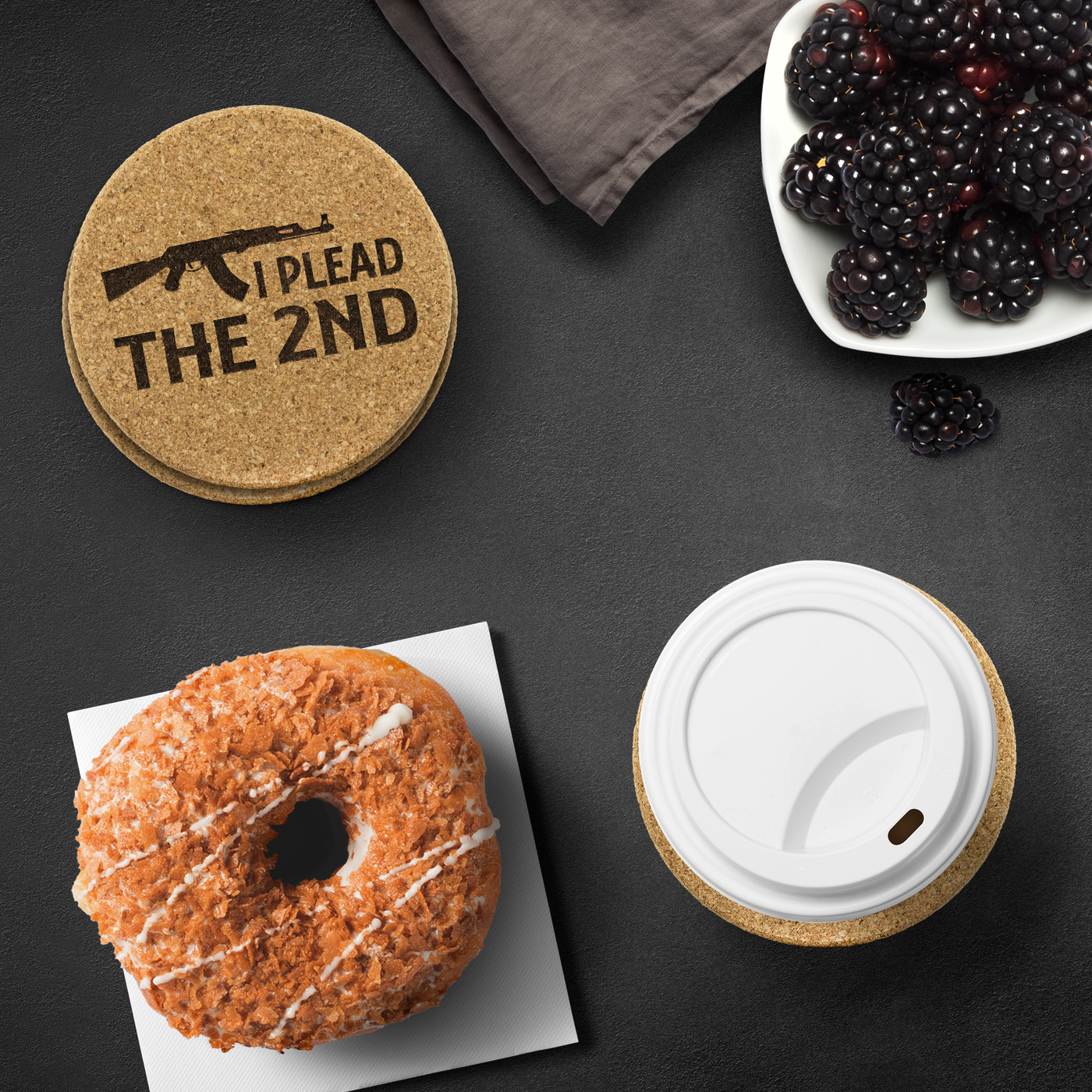 Plead The 2nd - Cork Coaster Set