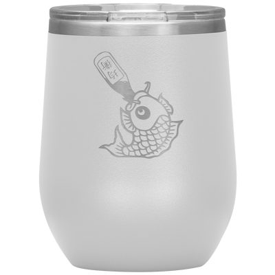 Drunk Like Fish - Wine Tumbler