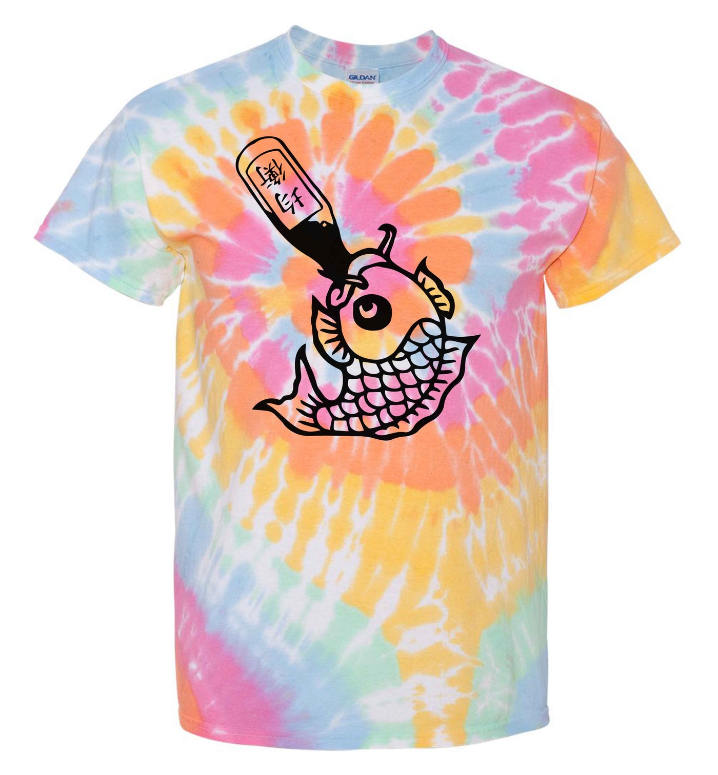 Drunk Like Fish Tie Dye Shirt