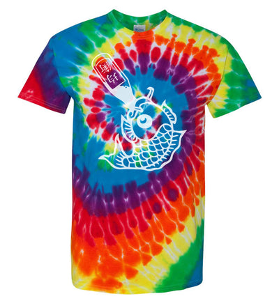 Drunk Like Fish Tie Dye Shirt