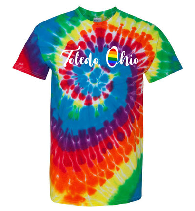 Toledo Pride Tie Dye Shirt