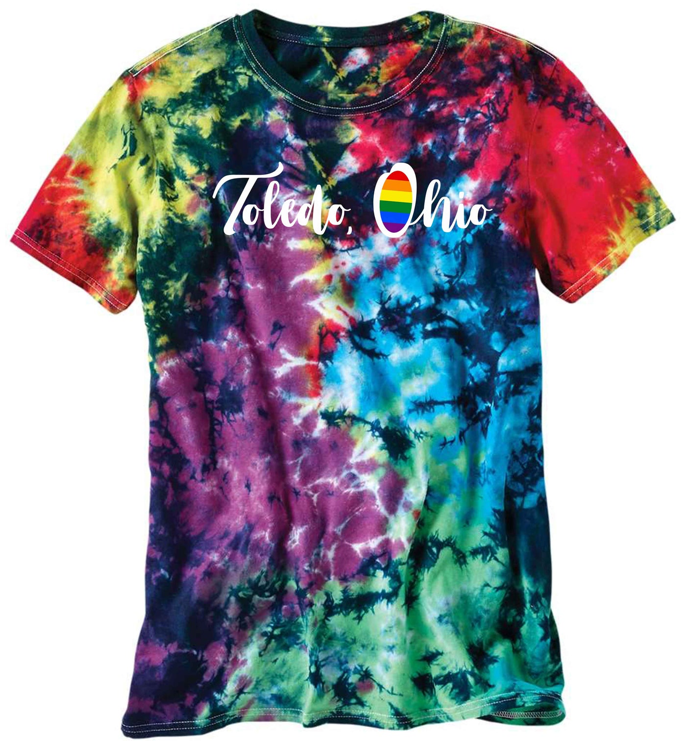 Toledo Pride Tie Dye Shirt