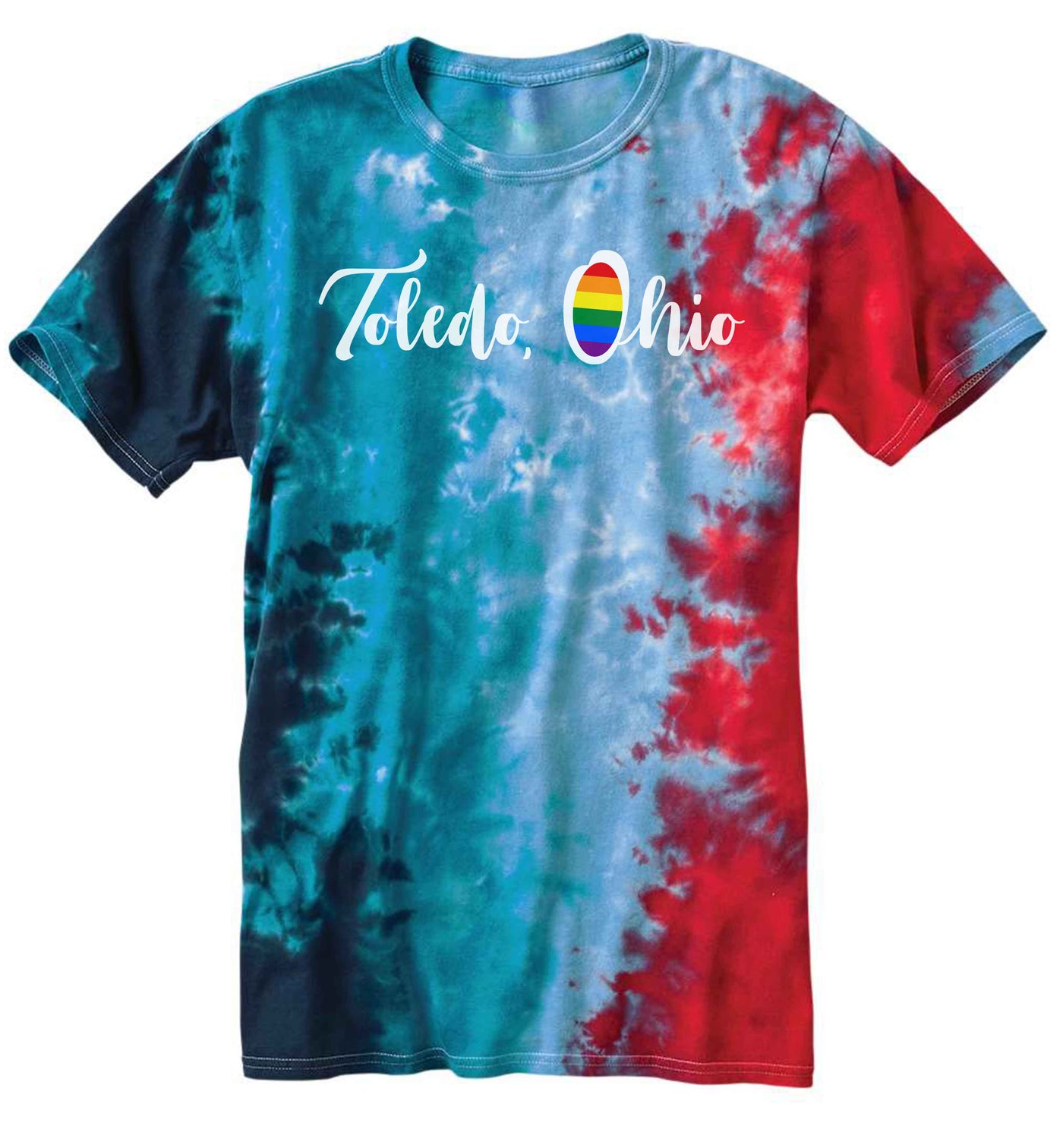 Toledo Pride Tie Dye Shirt