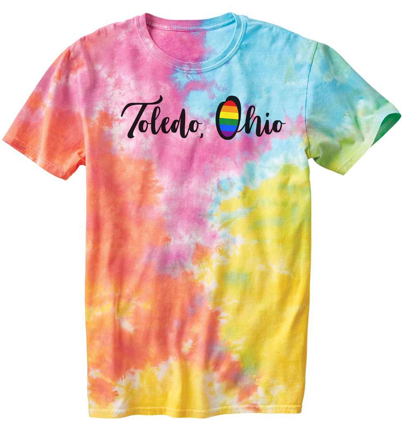 Toledo Pride Tie Dye Shirt