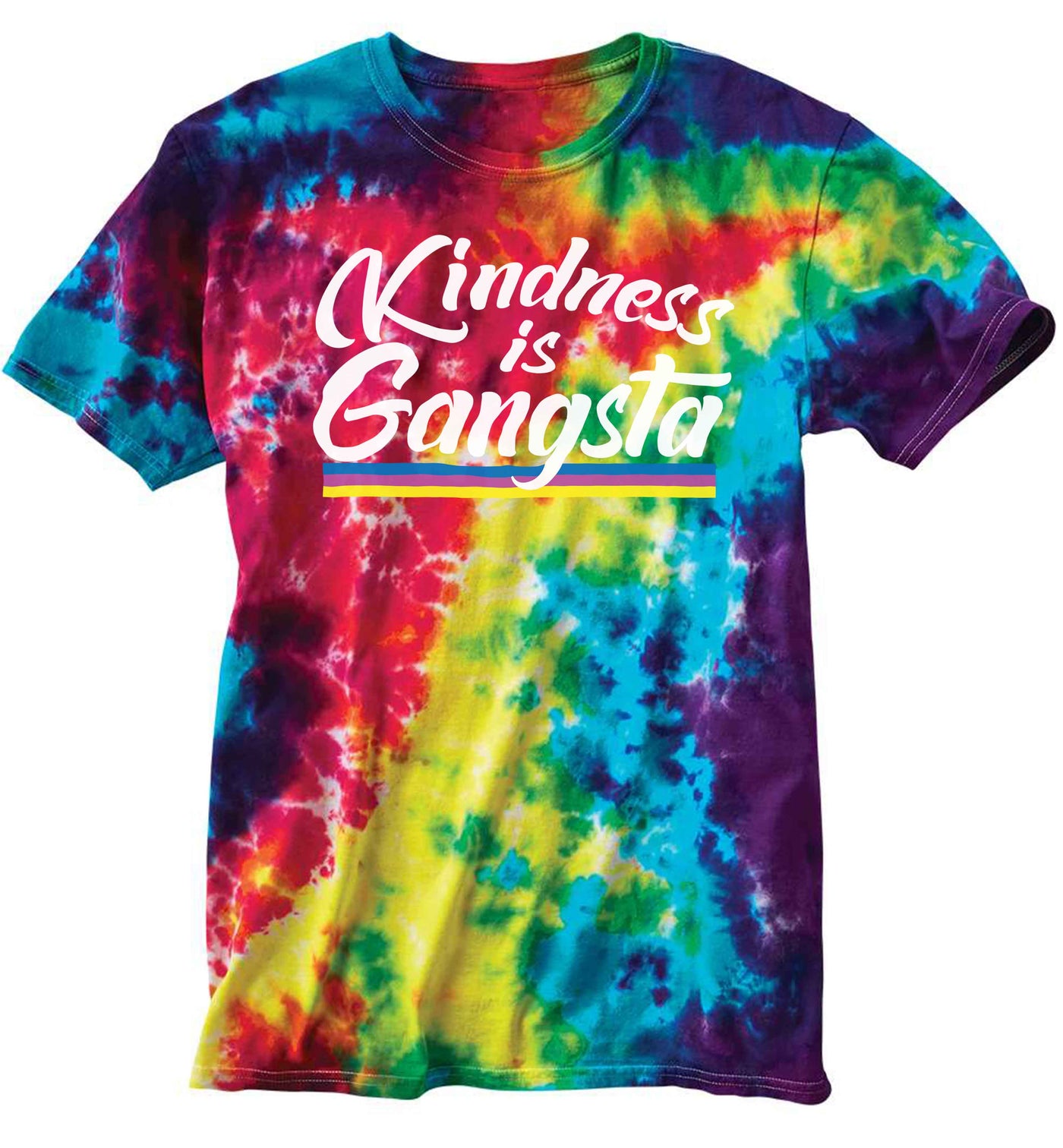 Kindness is Gangsta Tie Dye Shirt