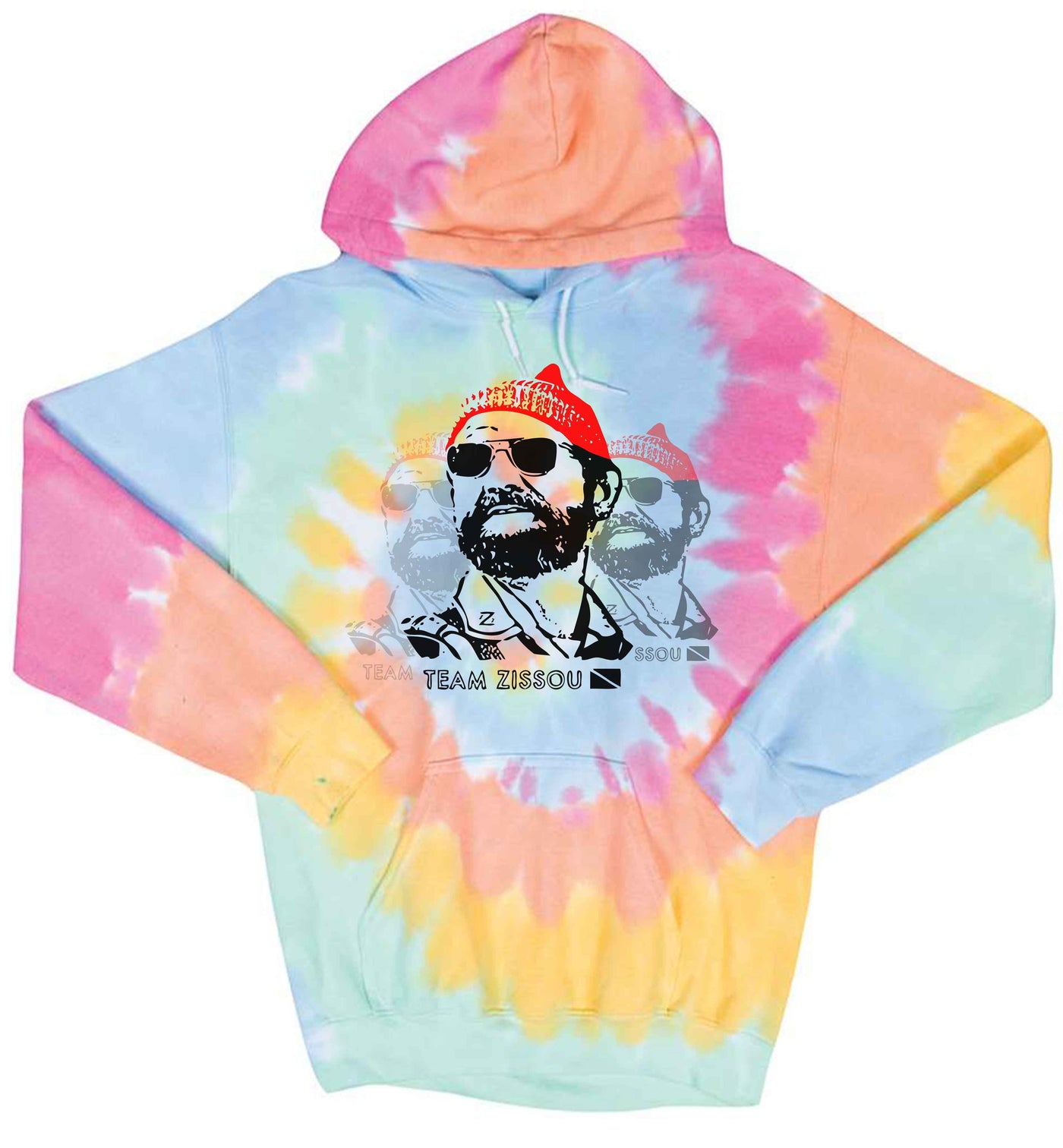 Team Zissou Tie Dye Hoodie