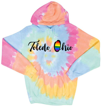 Toledo Pride Tie Dye Hoodie