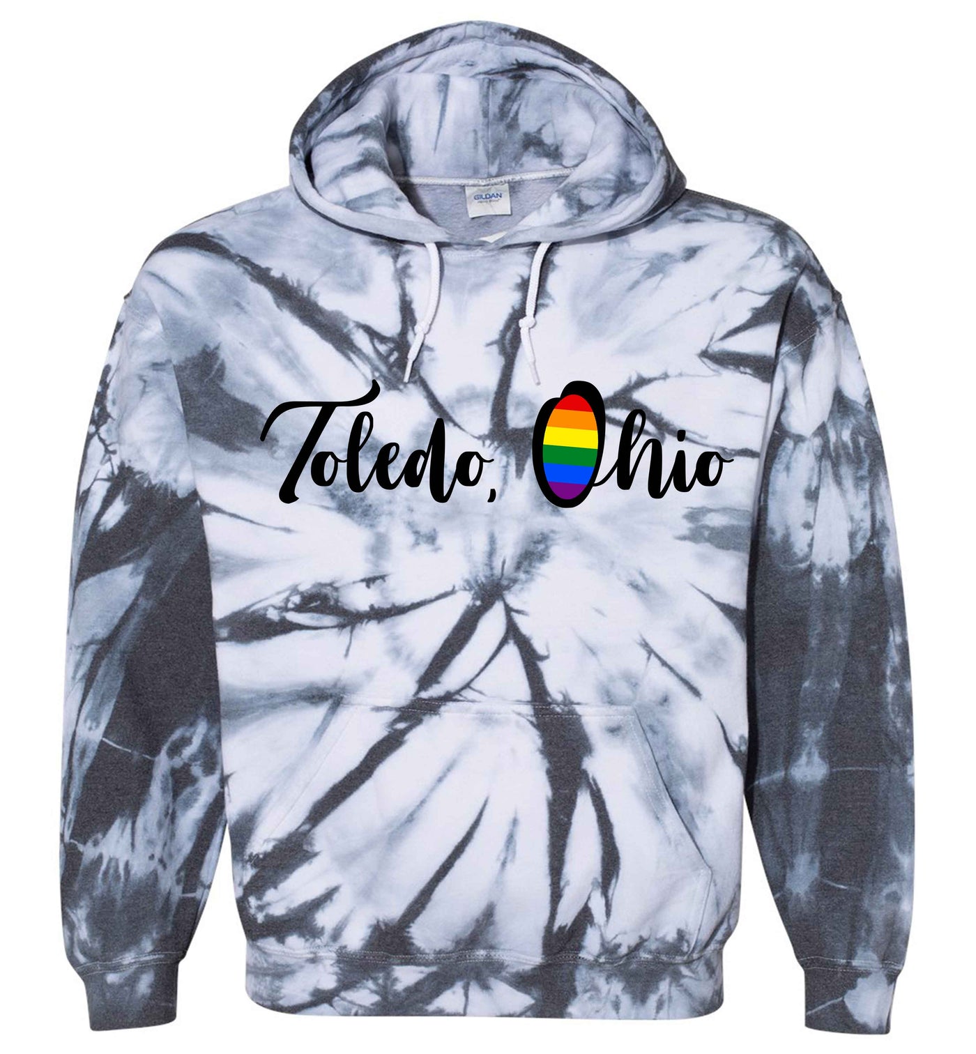 Toledo Pride Tie Dye Hoodie