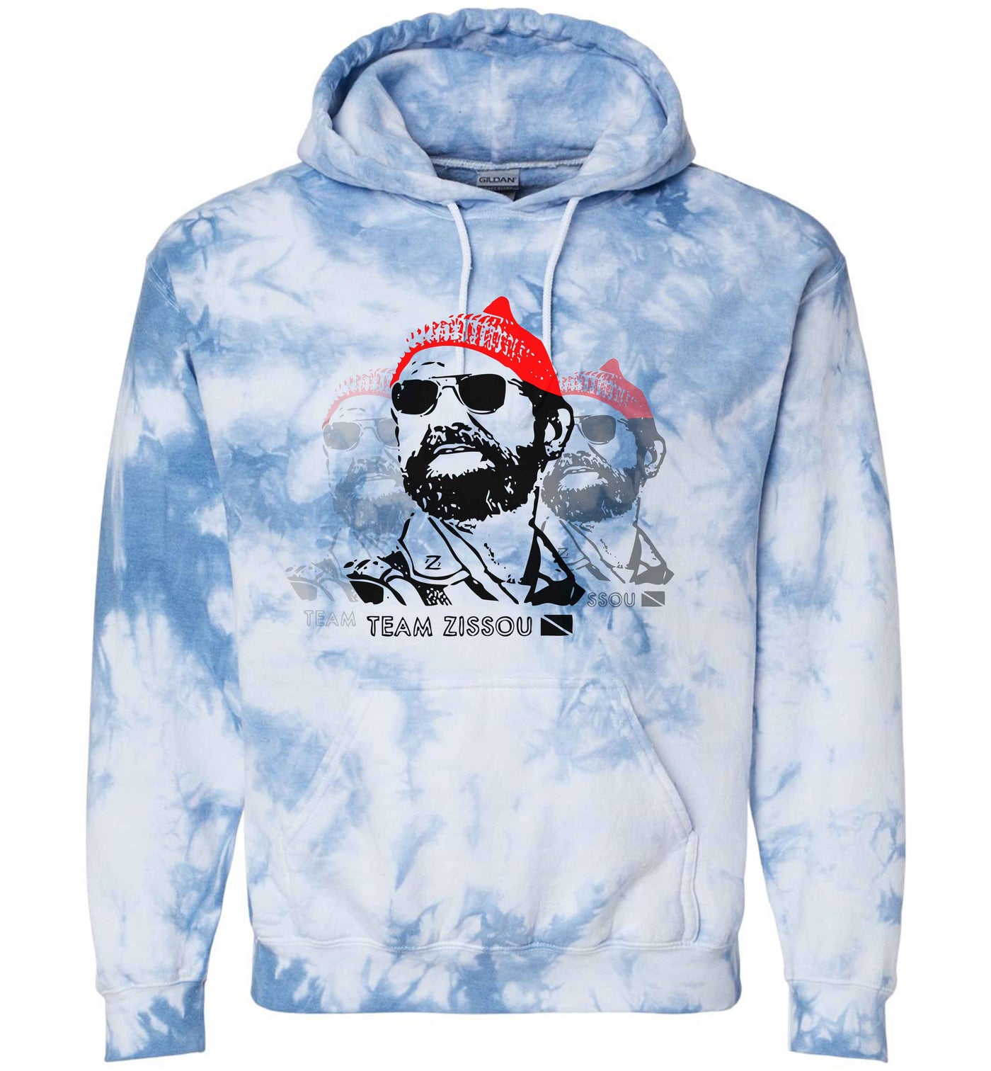 Team Zissou Tie Dye Hoodie