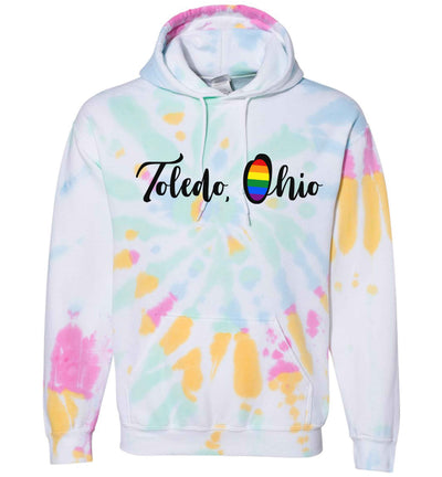 Toledo Pride Tie Dye Hoodie