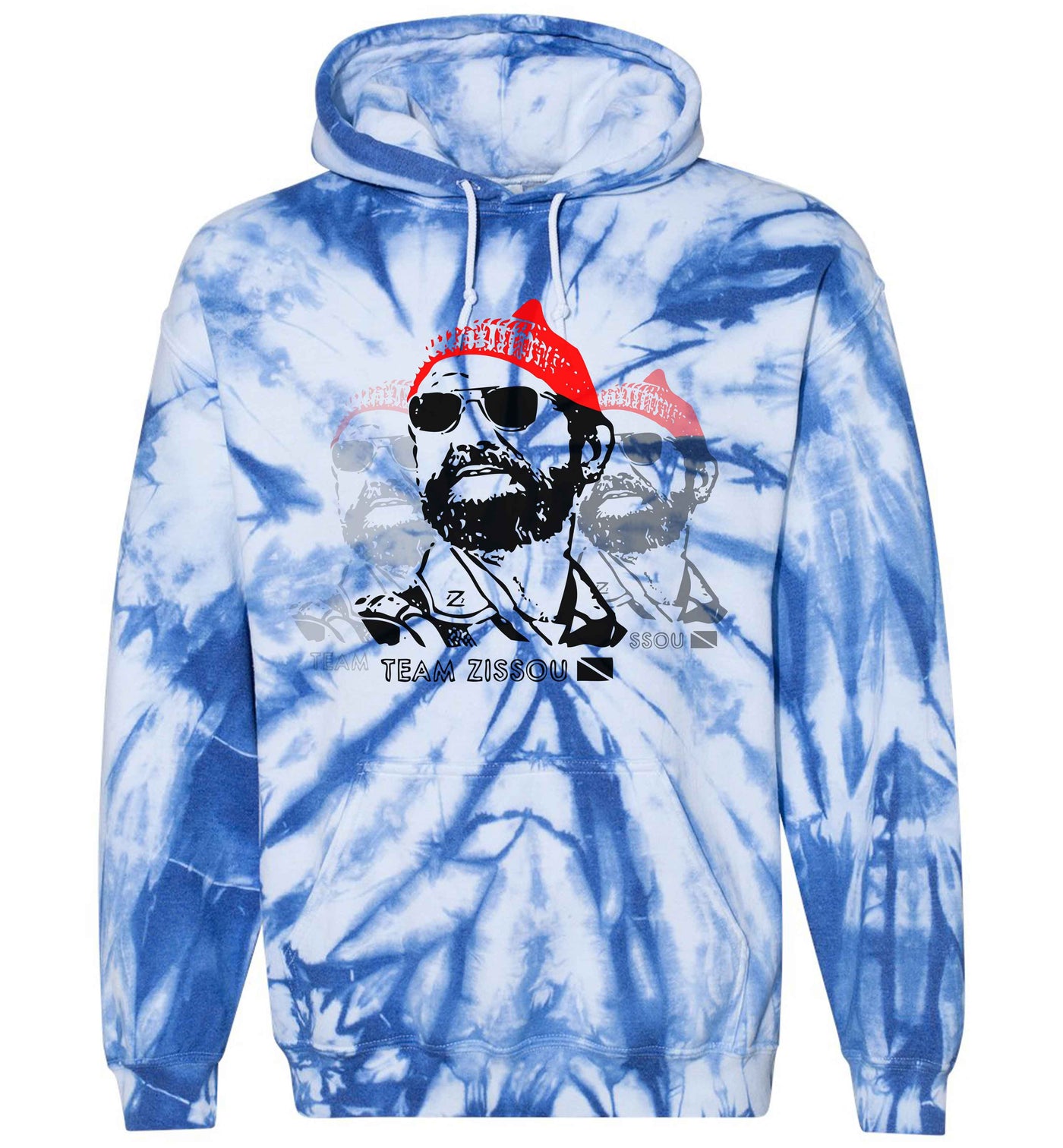 Team Zissou Tie Dye Hoodie