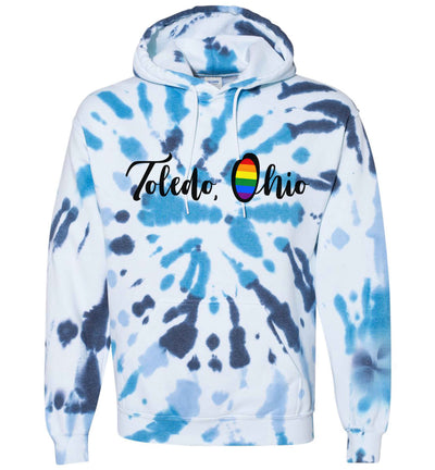 Toledo Pride Tie Dye Hoodie