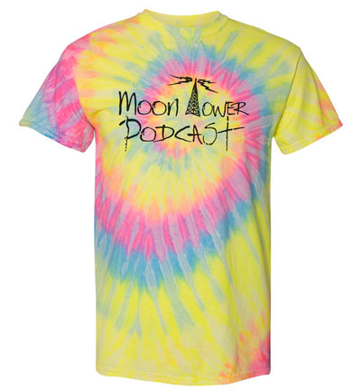 Moon Tower Podcast Tie Dye Shirt