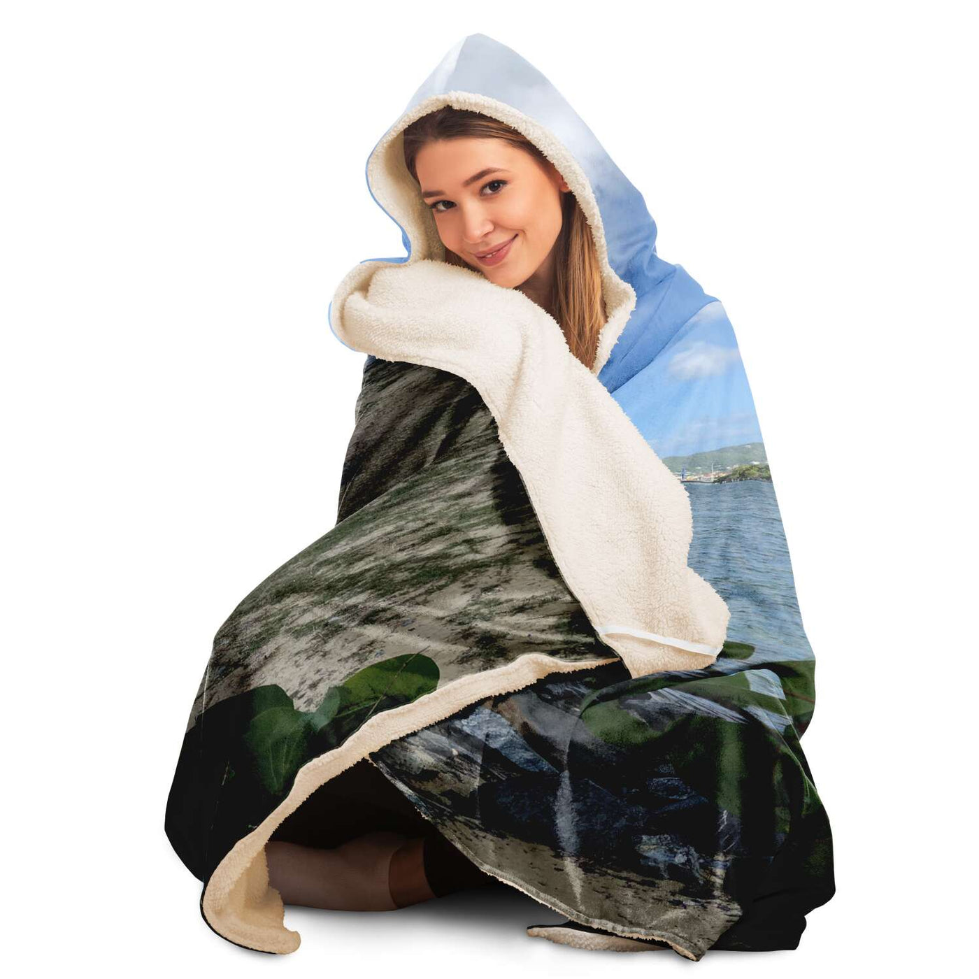 St Croix- Hooded Blanket