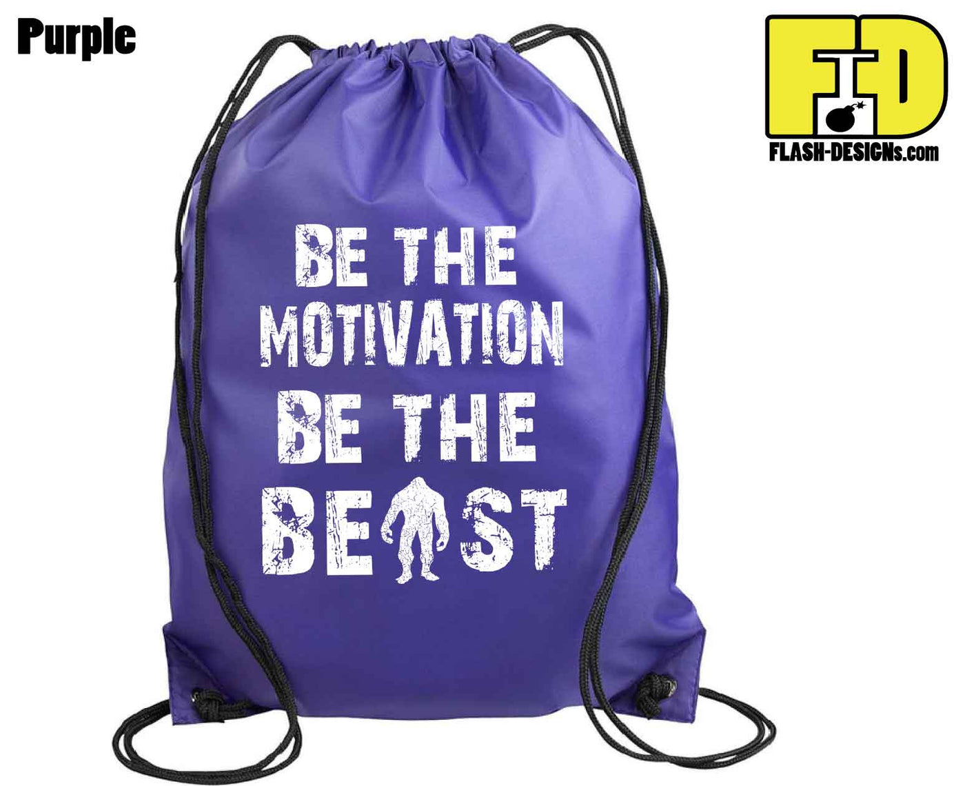 Be The Beast - Drawstring Backpack