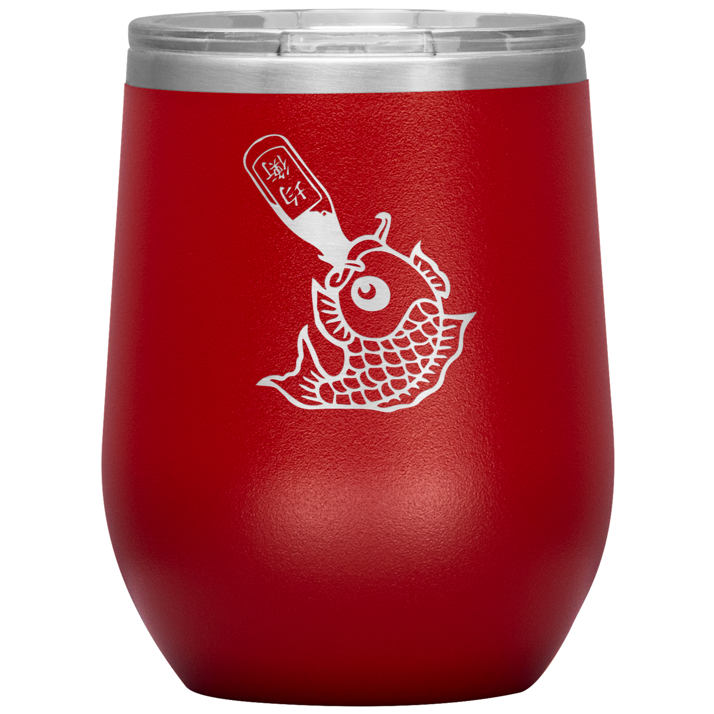 Drunk Like Fish - Wine Tumbler