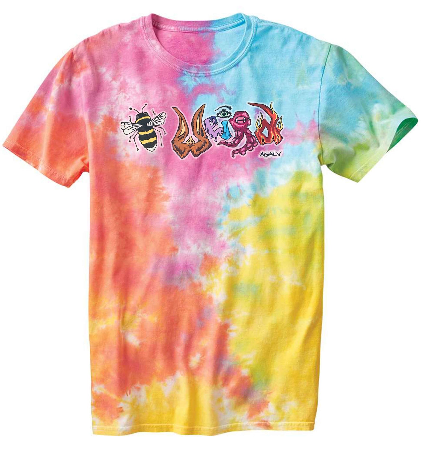 Be Weird Tie Dye Shirt