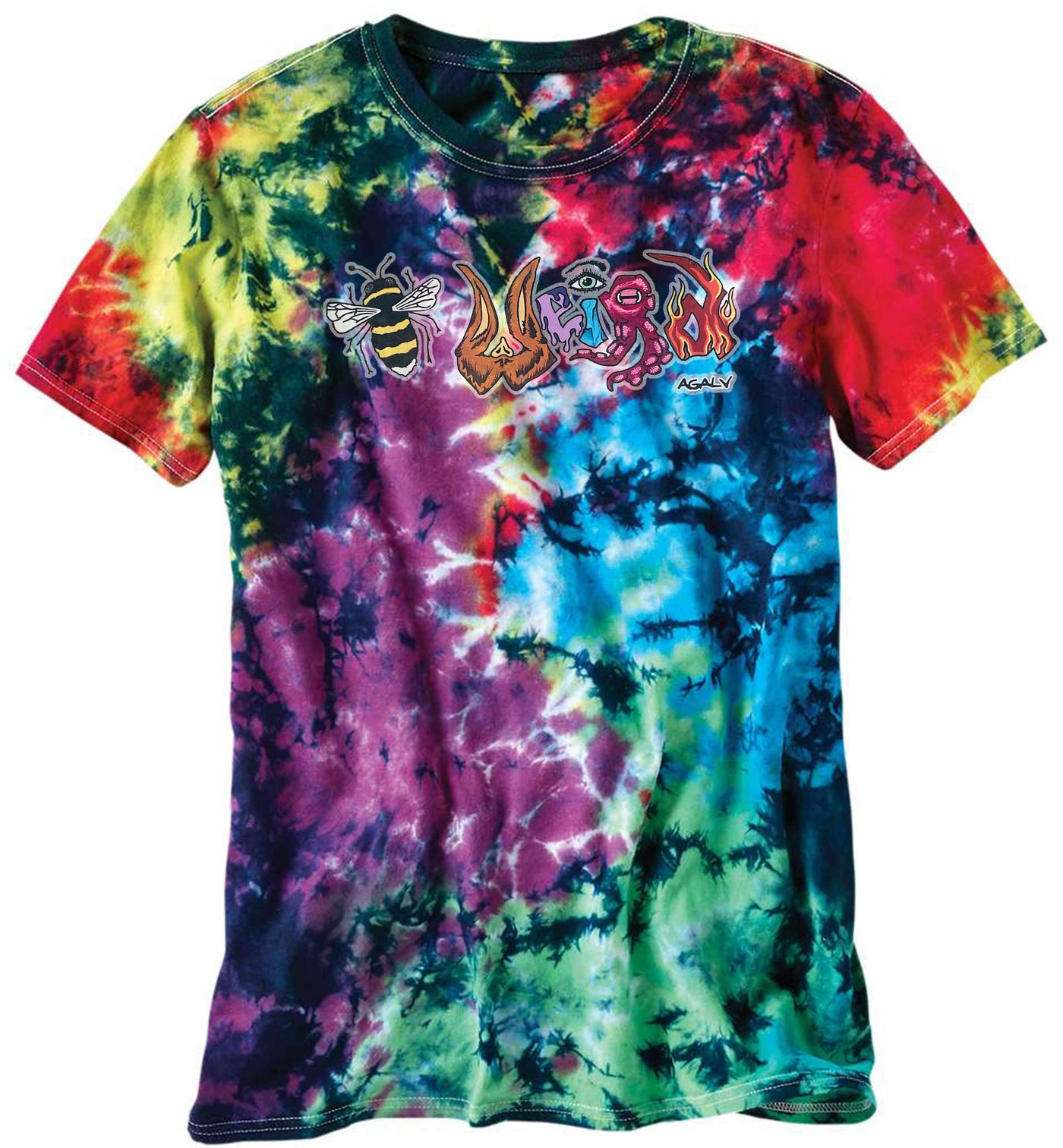 Be Weird Tie Dye Shirt