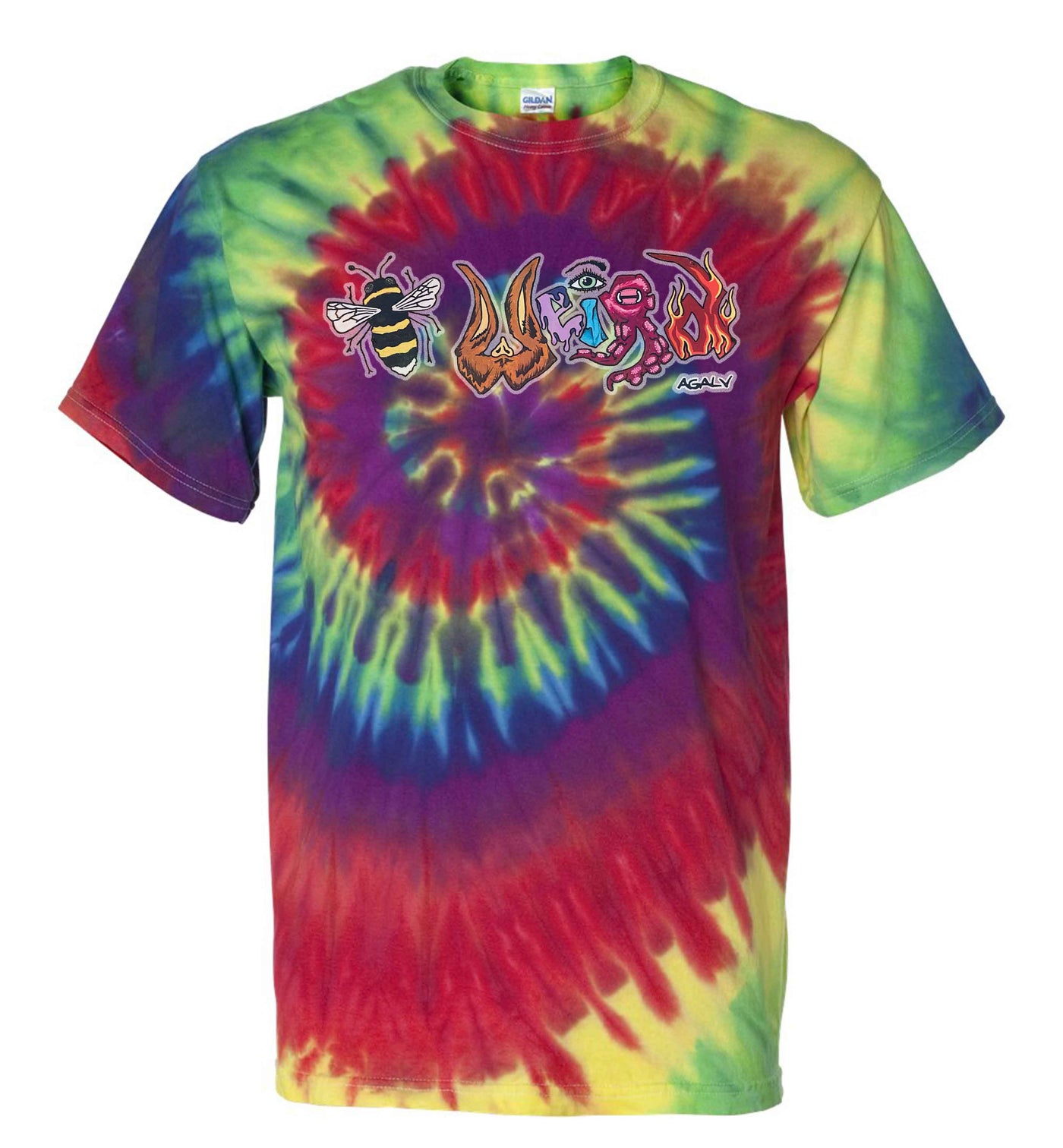 Be Weird Tie Dye Shirt