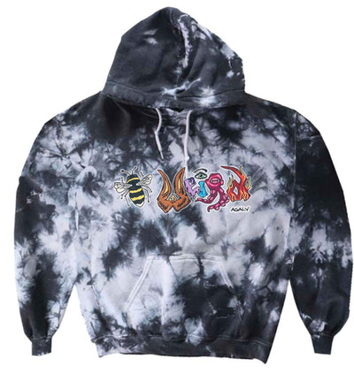 Be Weird Tie Dye Hoodie