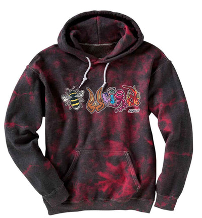 Be Weird Tie Dye Hoodie