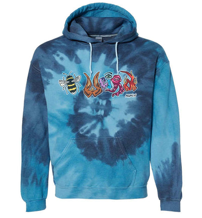 Be Weird Tie Dye Hoodie