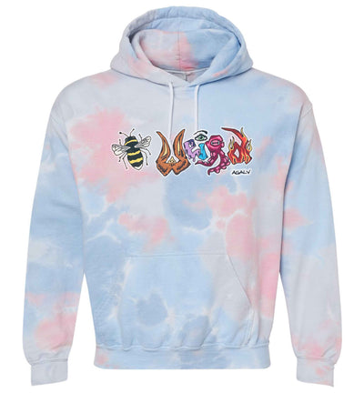 Be Weird Tie Dye Hoodie