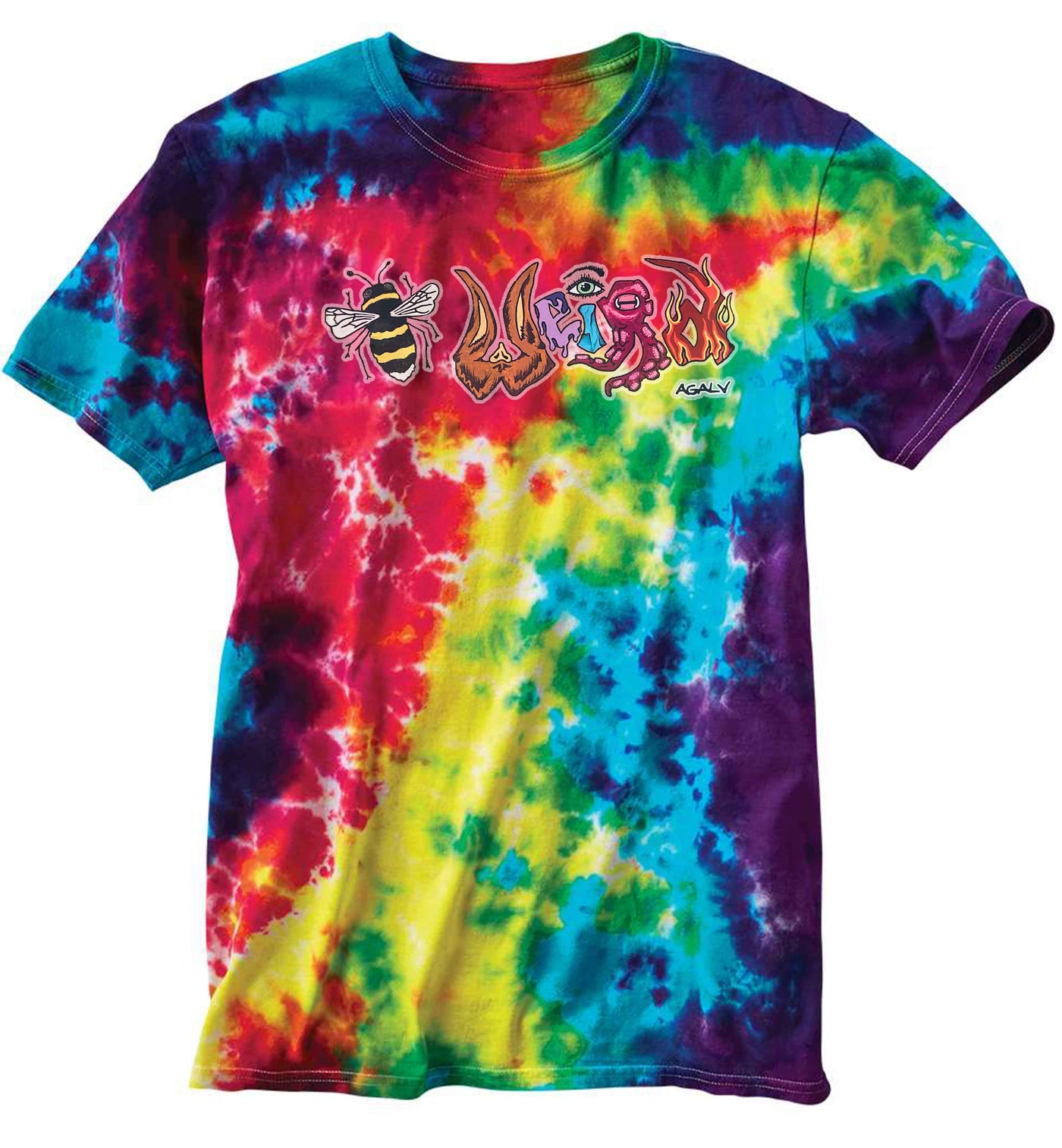 Be Weird Tie Dye Shirt