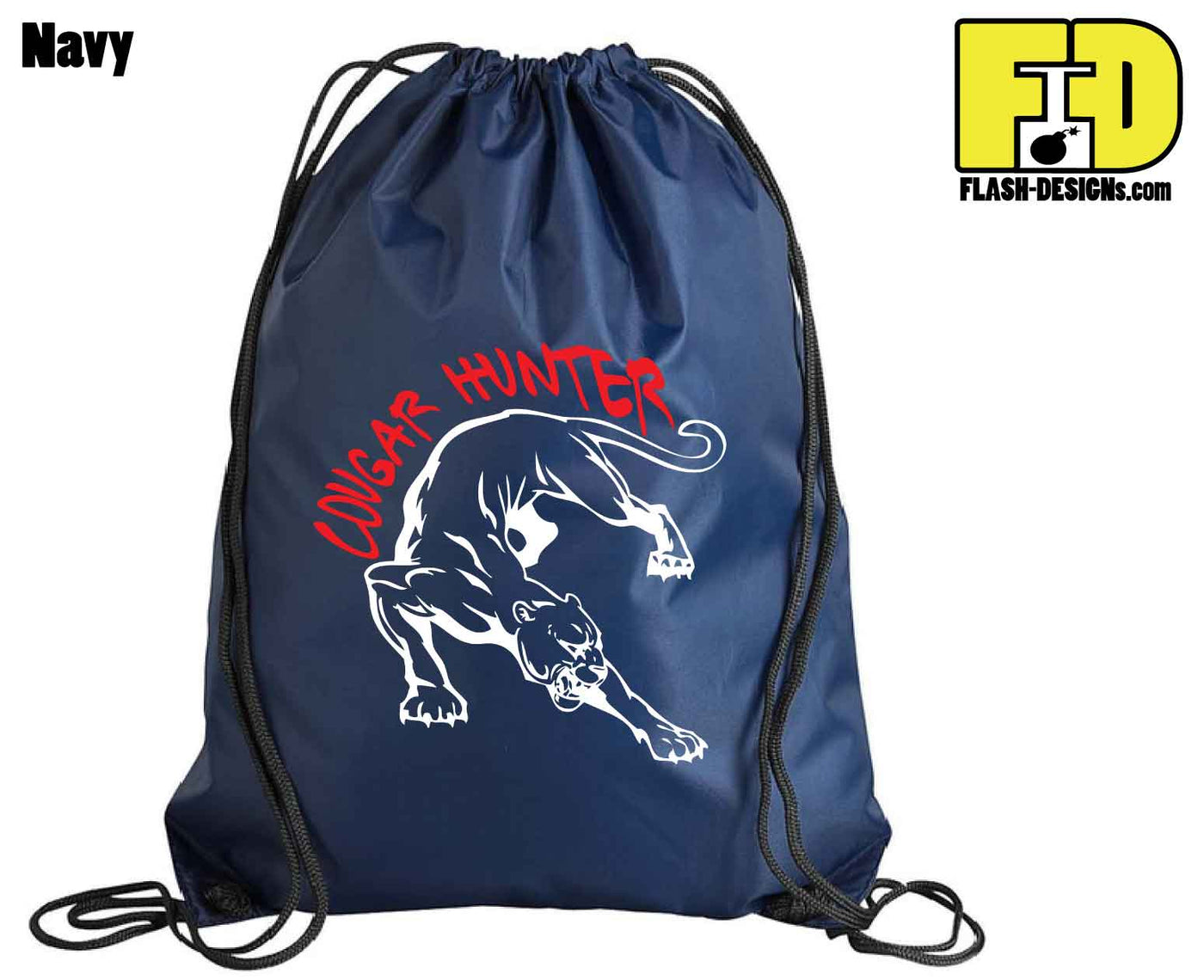 Cougar Hunter - Drawstring Backpack