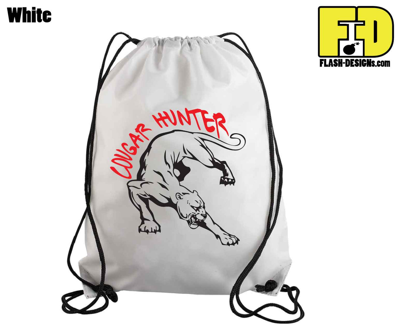 Cougar Hunter - Drawstring Backpack