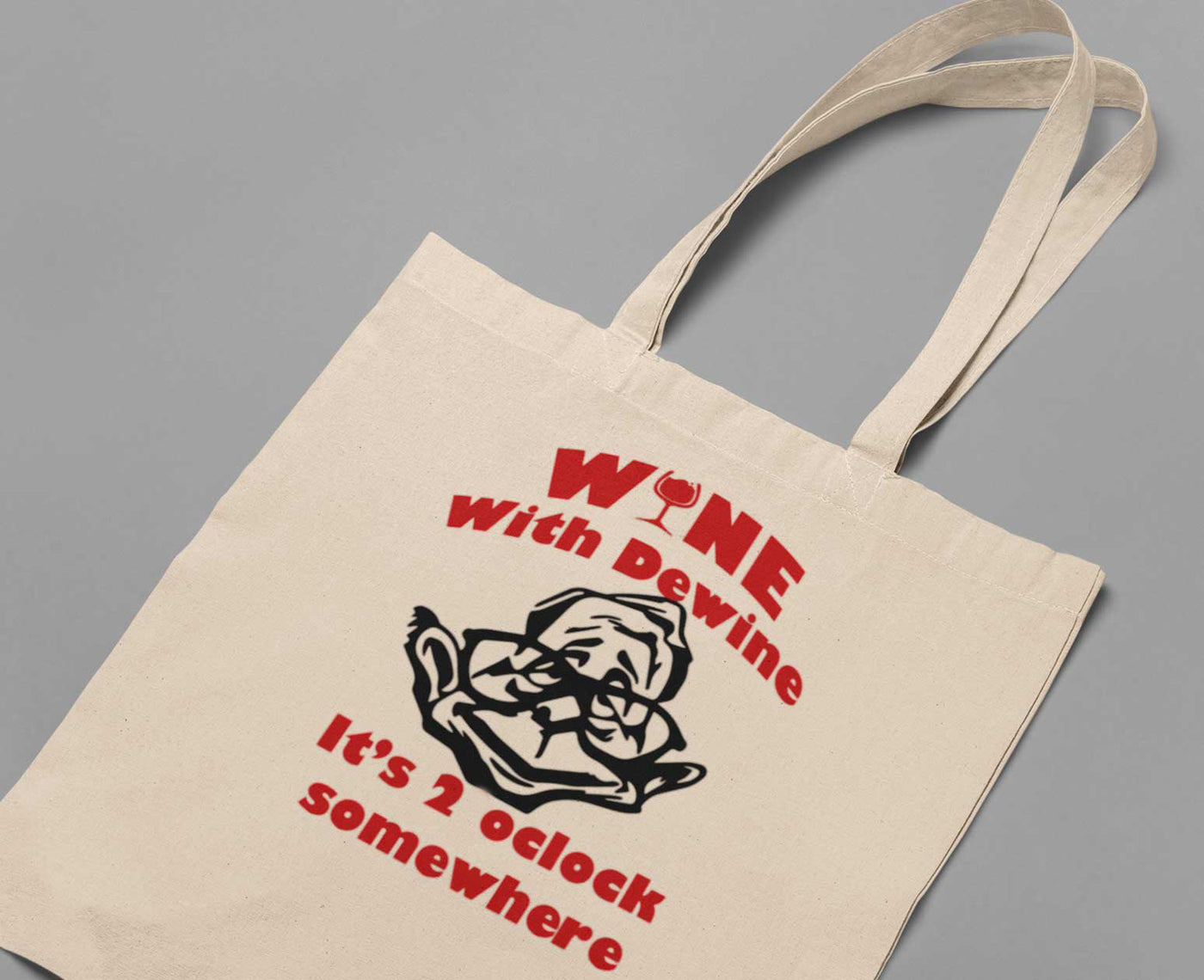 Wine With Dewine -  Wine Tote