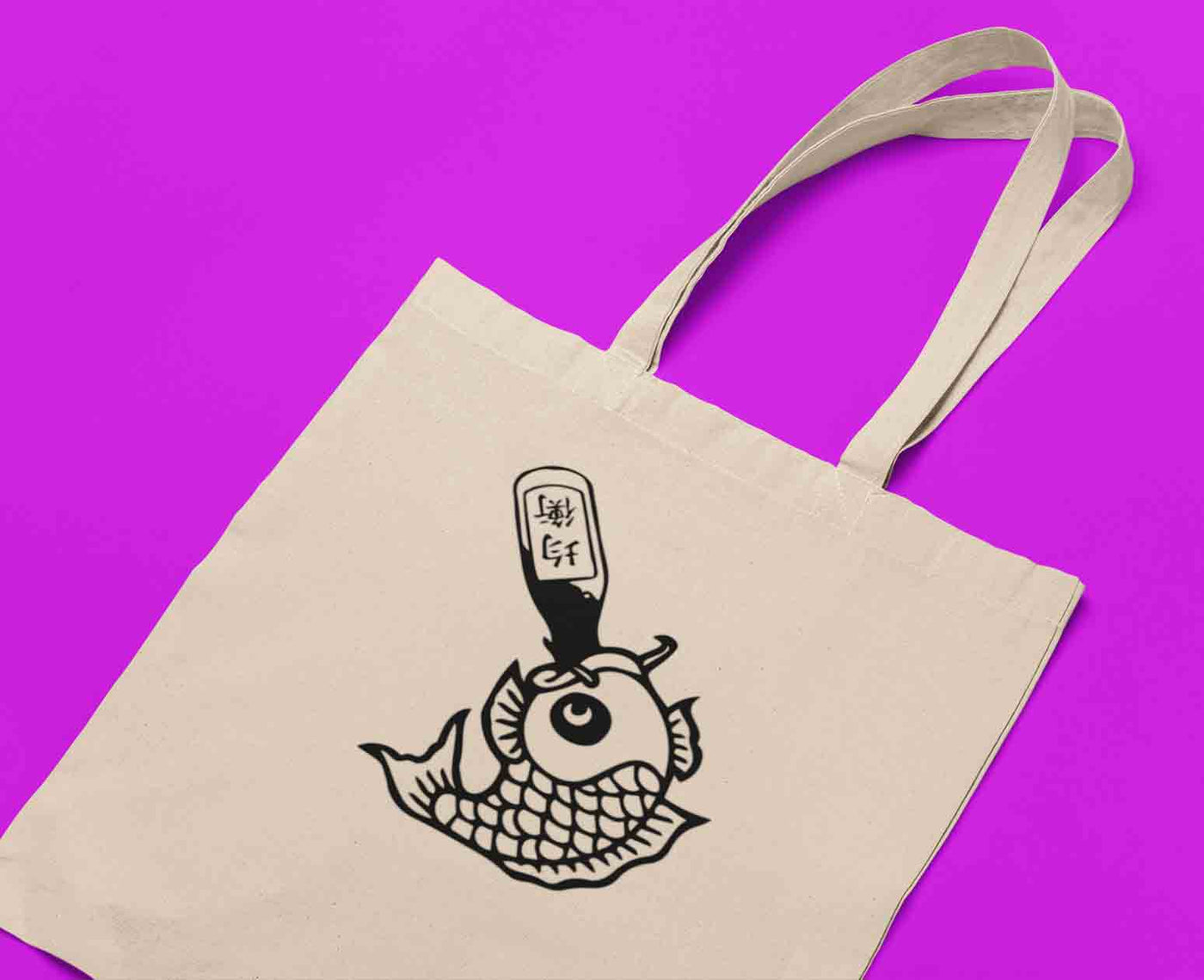 Drunk Like Fish -  Wine Tote