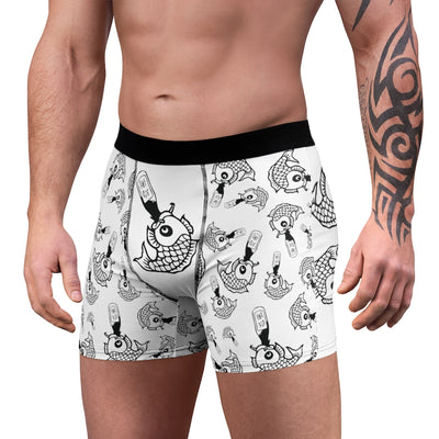 Drunk Like Fish - Men's Boxer Briefs