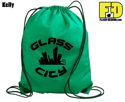 Glass City - Drawstring Backpack