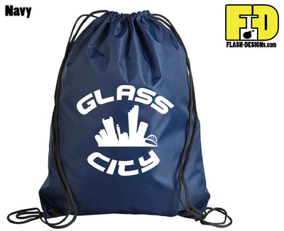 Glass City - Drawstring Backpack