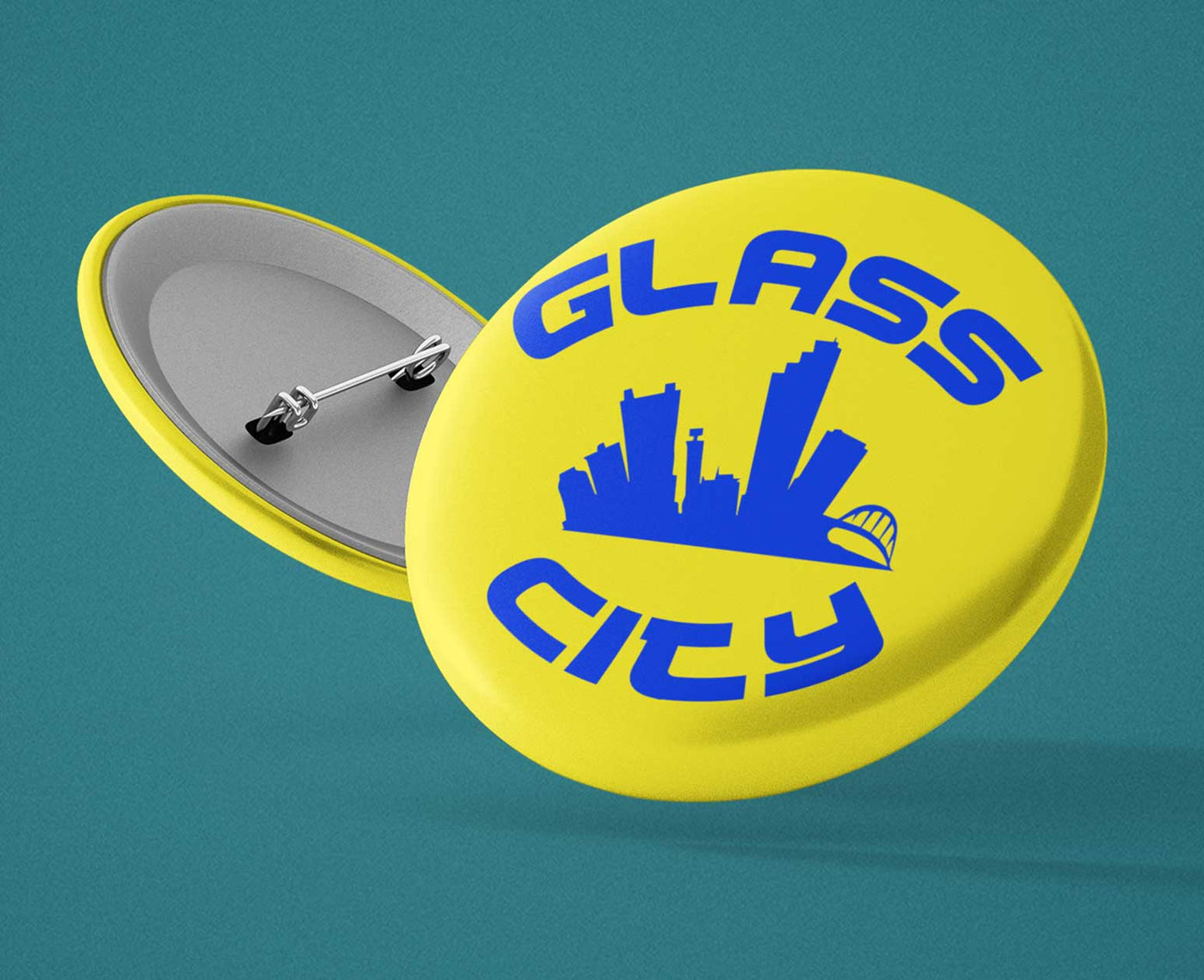 Glass City Button