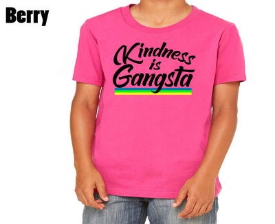 Kindness is Gangsta - Yth Shirt