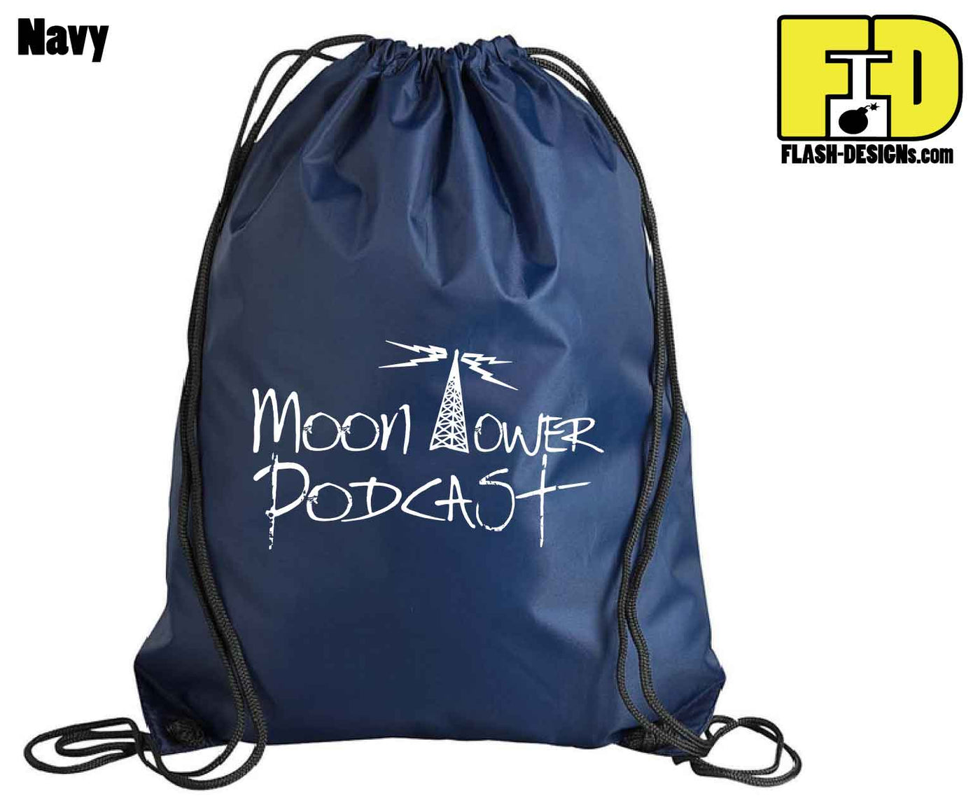 Moon Tower Podcast - Drawstring Backpack