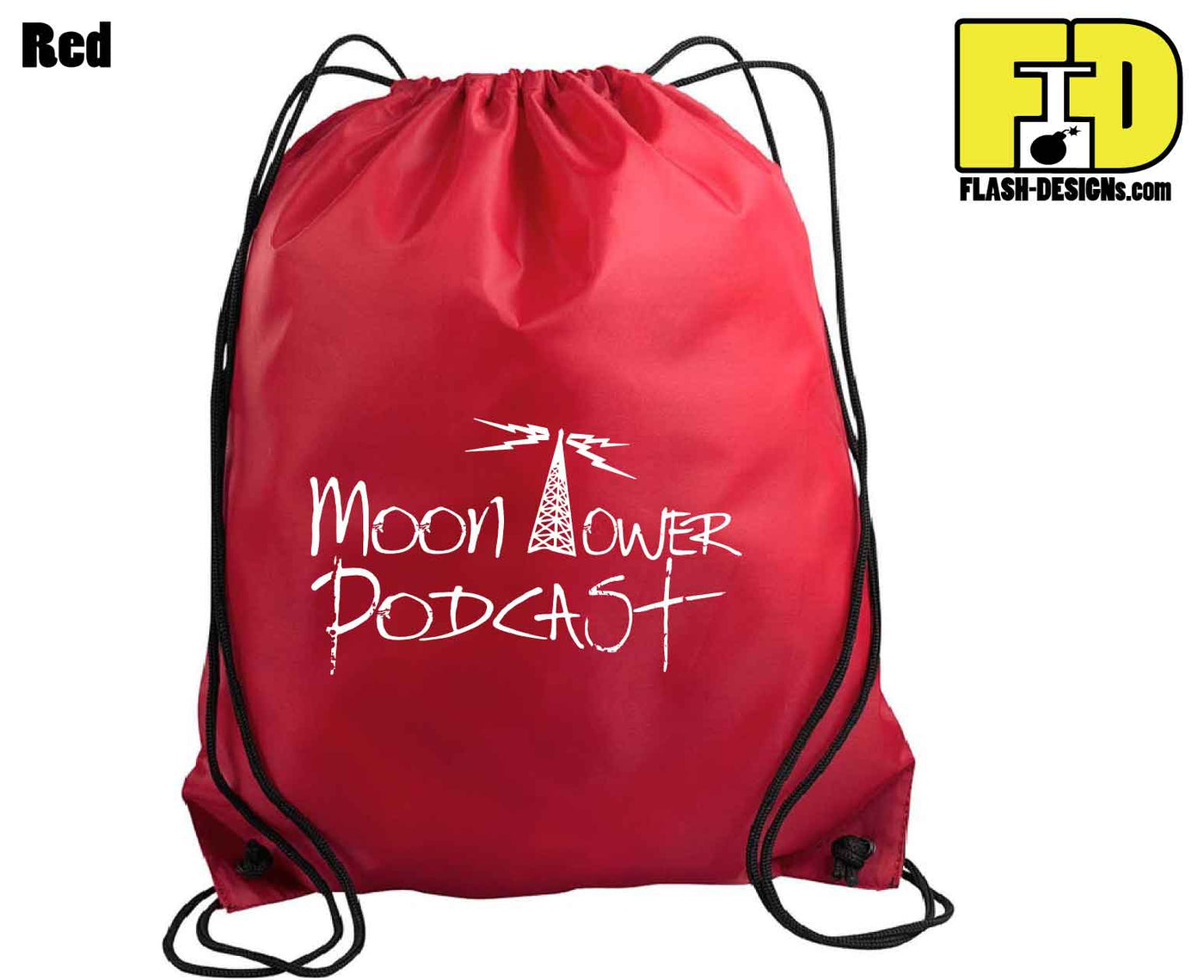 Moon Tower Podcast - Drawstring Backpack