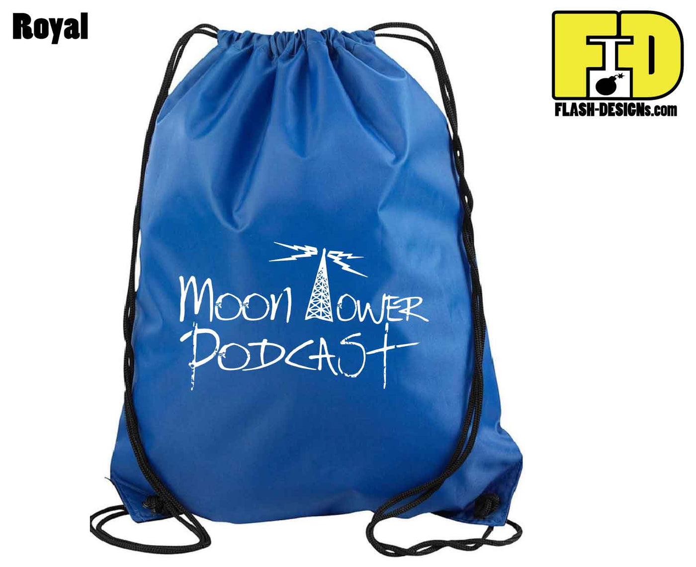 Moon Tower Podcast - Drawstring Backpack