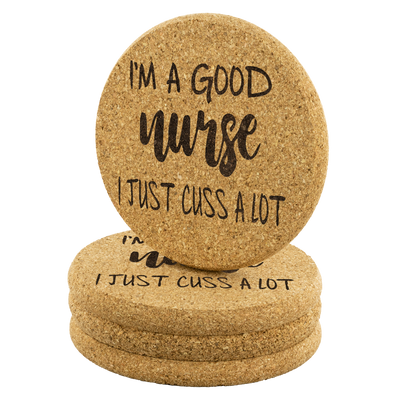 Good Nurse - Cork Coaster Set