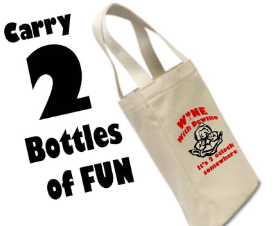 Wine With Dewine -  Wine Tote